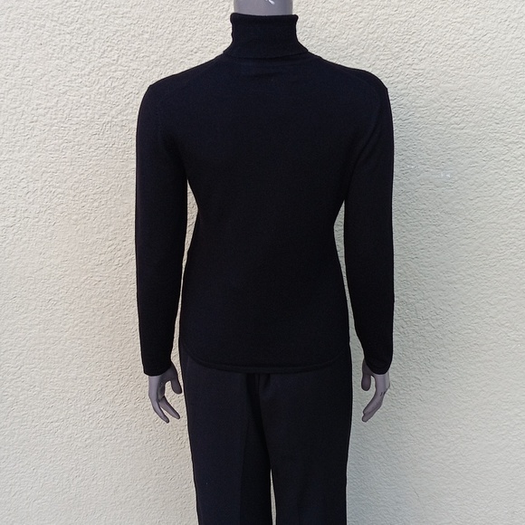 PURSUITS, LTD LADIES FINE ITALIAN PURE MERINO WOOLMARK WOOL TURTLENECK SWEATER - Picture 12 of 17